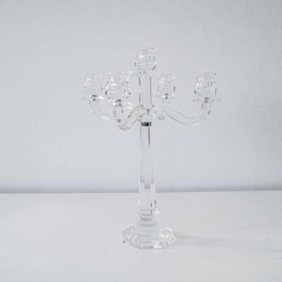 Candelabro cristal 5 velas
