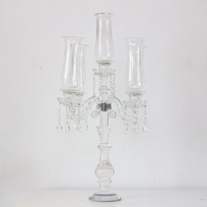 Candelabro cristal lágrimas  5 velas