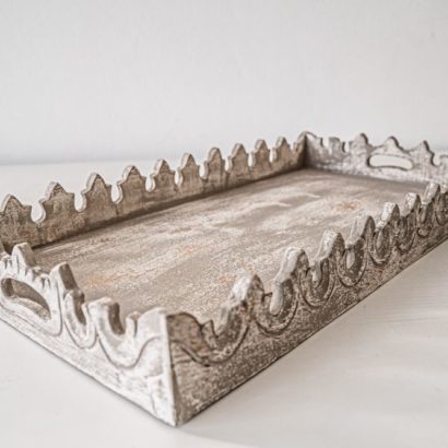 Bandeja rectangular madera wash