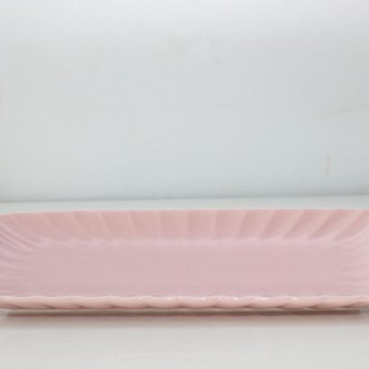 Bandeja porcelana rosada