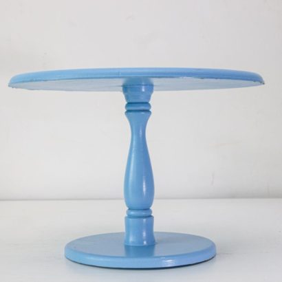 Porta bizcocho madera azul claro