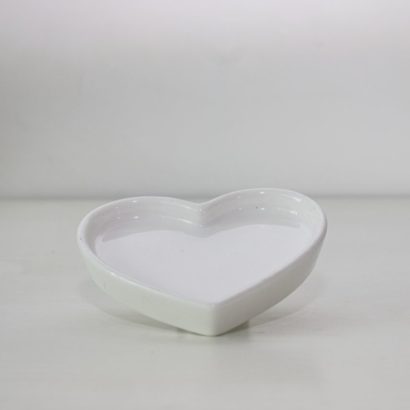 Porta postre corazón